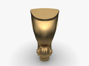 3D Classic Furniture Leg Cabriole for CNC 3D-Modell