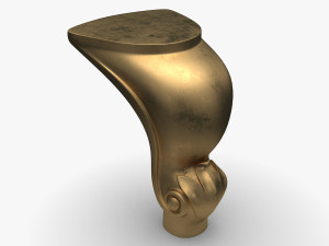 3D Classic Furniture Leg Cabriole for CNC 3D-Modell