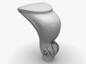 3D Classic Furniture Leg Cabriole for CNC 3D-Modell