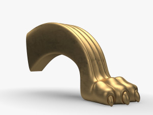Lion Leg for Round Table CNC Carving Milling Modelo 3D