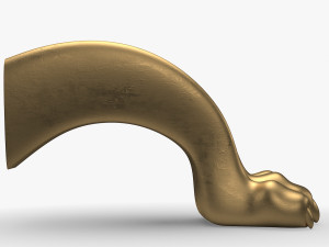 Lion Leg for Round Table CNC Carving Milling Modelo 3D