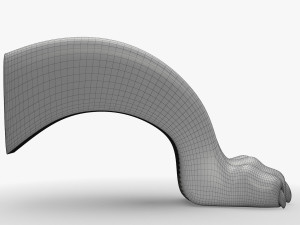 Lion Leg for Round Table CNC Carving Milling Modelo 3D
