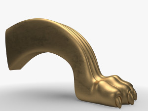 Lion Leg for Round Table CNC Carving Milling Modelo 3D