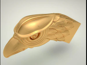 Eagle Falcon Head - HAWK Head - 3D STL For CNC 3D Model