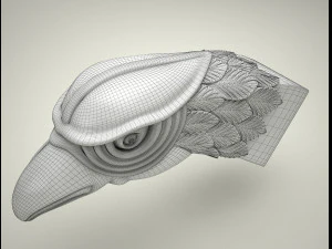 Eagle Falcon Head - HAWK Head - 3D STL For CNC 3D Model
