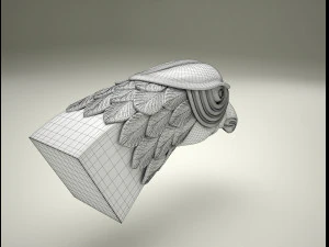 Eagle Falcon Head - HAWK Head - 3D STL For CNC 3D Model