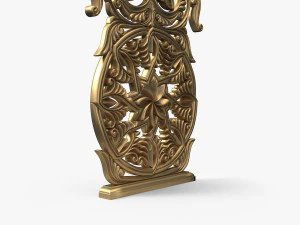 Model STL 3D Armenia Khachqar untuk Batu Salib Ukiran CNC Khachkar Xachqar Model 3D