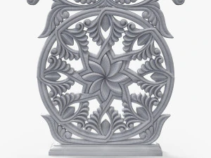 Model STL 3D Armenia Khachqar untuk Batu Salib Ukiran CNC Khachkar Xachqar Model 3D