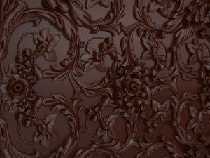 Decorative Ceiling Baroque Style Panel for CNC router 3D Model