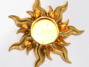 TANGLED SUN TEALIGHT HOLDER 3D Model