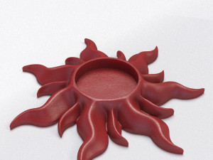 TANGLED SUN TEALIGHT HOLDER 3D Model