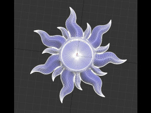 TANGLED SUN TEALIGHT HOLDER 3D Model
