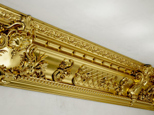 LARGE VICTORIAN CORNICE BAROQUE GYPSUM FOR CNC FABRICATION Model 3D