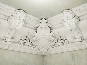 LARGE VICTORIAN CORNICE BAROQUE GYPSUM FOR CNC FABRICATION Model 3D