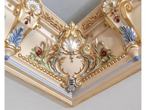 БОЛЬШОЙ ВИКТОРИАНСКИЙ КАРНИС БАРОККО ГИПС ДЛЯ ИЗГОТОВЛЕНИЯ С ЧПУ 3D Модель