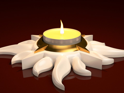 StarLight Tealight Holder Decor 3D-printmodel