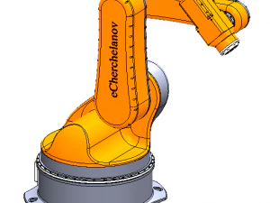Robot industriale a 5 assi Modello 3D