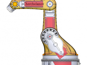 5 axis industrial robot 3D Model