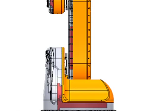 Robot industriale a 5 assi Modello 3D