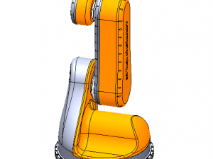 5 axis industrial robot 3D Model