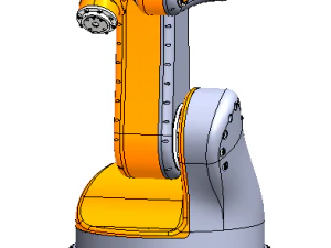 Robot industriale a 5 assi Modello 3D