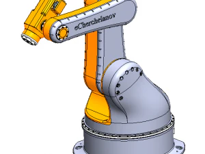 5 axis industrial robot 3D Model