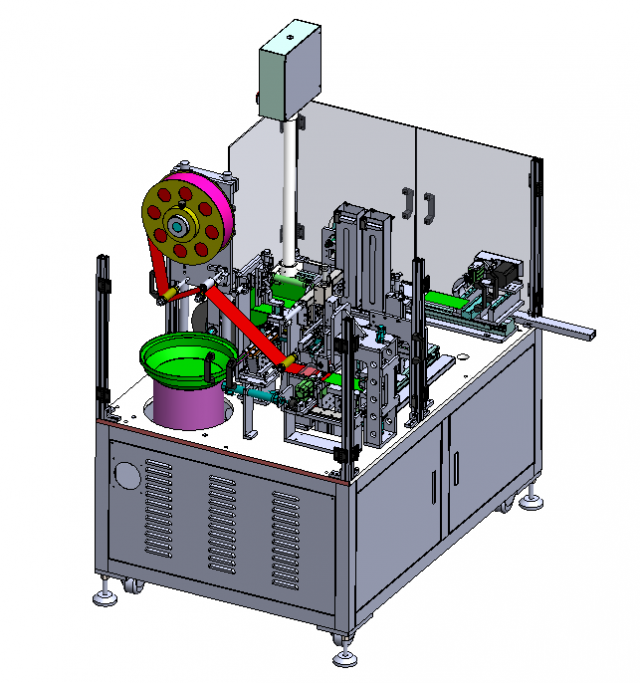 Paste double-sided adhesive heat sealing machine Model 3D .c4d .max .obj .3ds .fbx .stl .blend 