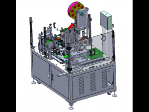 Paste double-sided adhesive heat sealing machine Model 3D