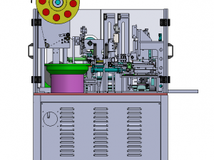Paste double-sided adhesive heat sealing machine Model 3D