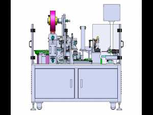 Paste double-sided adhesive heat sealing machine Model 3D