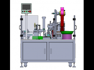 Paste double-sided adhesive heat sealing machine Model 3D