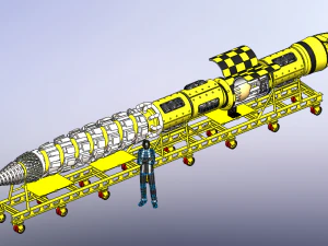 침투자 행성 파괴자 3D 모델