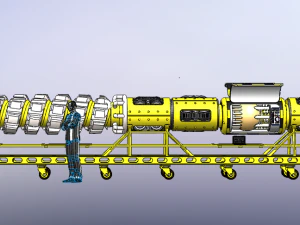 The Penetrator Planet Destroyer 3D Model