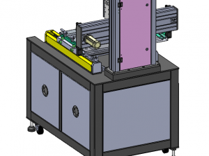 Dual platform screen printing machine 3D Model