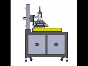 Dual platform screen printing machine 3D Model