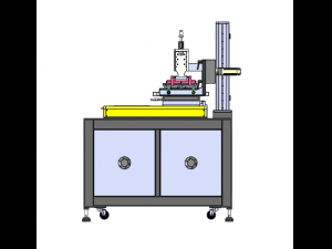 Dual platform screen printing machine 3D Model