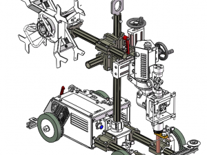 Automatic welding machine 3D-Modell