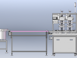 Multiple Spindle Screw Machine 3D Model