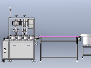 Multiple Spindle Screw Machine 3D Model
