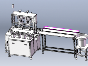 Multiple Spindle Screw Machine 3D Model
