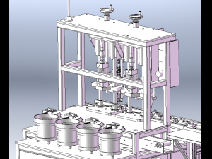 Multiple Spindle Screw Machine 3D Model