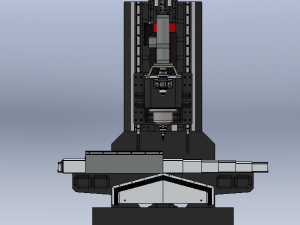 Vertical Milling Machine BT40 Model 3D