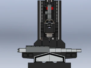 Vertical Milling Machine BT40 3D Model