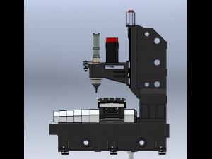 Vertical Milling Machine BT40 Model 3D