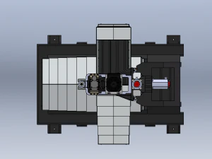Vertical Milling Machine BT40 3D Model