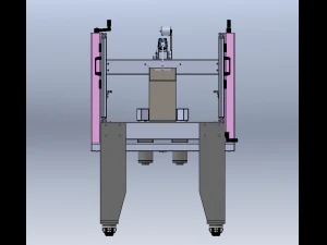 Carton Sealing Machine 3D Model