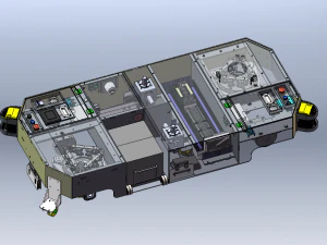 Veicolo da trasporto AGV Modello 3D