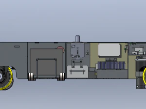 AGV transport vehicle 3D Model