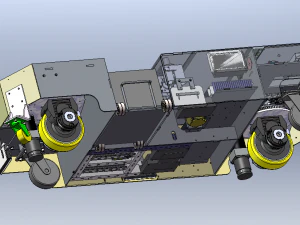 AGV transport vehicle 3D Model