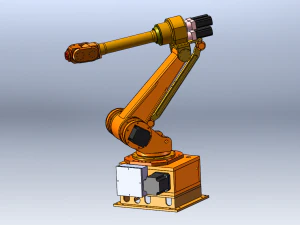 6-axis Robot 3D Model